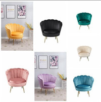 New In Box - EVELYN CURVED FLARED ARMCHAIR (MULTICOLOR)