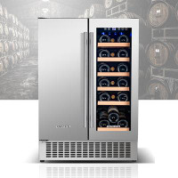 BODEGA BODEGA 57 Cans (12 oz.) Freestanding Beverage Refrigerator with Wine Storage