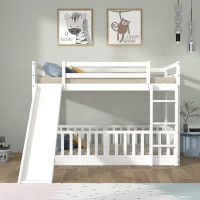 Harper Orchard Lacona Kids Twin Over Twin Bunk Bed