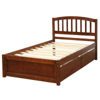 Red Barrel Studio Twin Platform Storage Bed With Two Drawers And Headboard