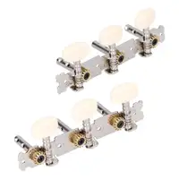 Classical Guitar Tuning Pegs Gold Plated Machine Heads Tuning Keys Tuners Single Hole for Classical Guitars 3L3R 1 pair