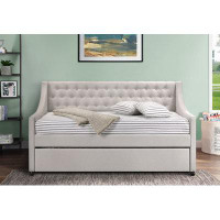 Plethoria Capitola Upholstered Daybed with Caster Wheels