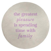 East Urban Home Handwritten Love & Family Quote Poly Chenille Rug