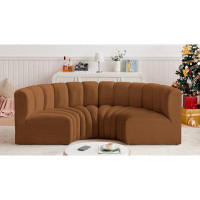 Meridian Furniture USA 88" Upholstered Modular Sofa
