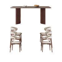 Corrigan Studio Rock plate dining table and chair combination