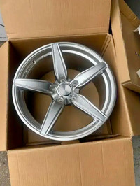 FOUR NEW 19 INCH BRAELIN BR01 CONCAVE WHEELS -- 19X10 5X130 !! 265 / 50 R19 CONTINENTAL WINTERS !! PORSCHE SPECIAL !!