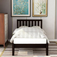 Winston Porter Twin Size Bed With Headboard