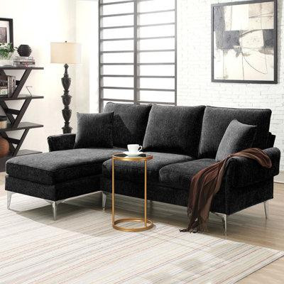 Senrob 84 " Upholstered Sofa in Couches & Futons