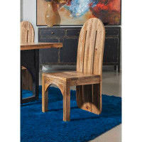 Loon Peak Set of Two Gateway Solid Wood Dining Chair with Natural Finish