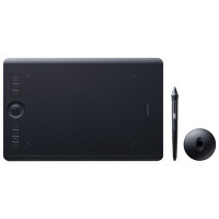 Wacom Intuos Pro 8.5" x 5.5" Creative Tablet with Stylus - Medium - Black