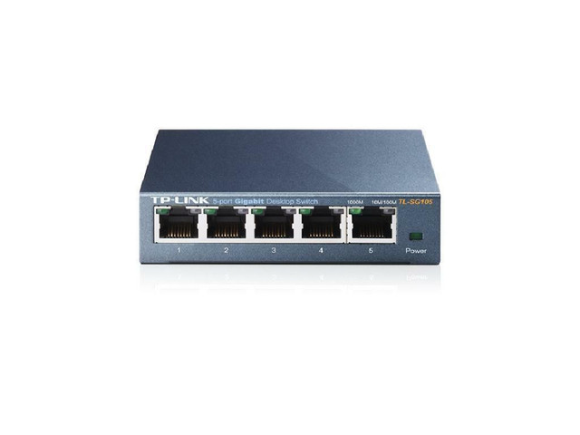 tp-link - 5-Port 10/100/1000Mbps Desktop Switch - TL-SG105 in Networking in Québec