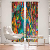 East Urban Home Lined Window Curtains 2-panel Set for Window Size by Michele Fauss - Magic Mountain
