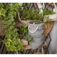 Gracie Oaks Rittenberry Bag Design Ceramic Pot Planter