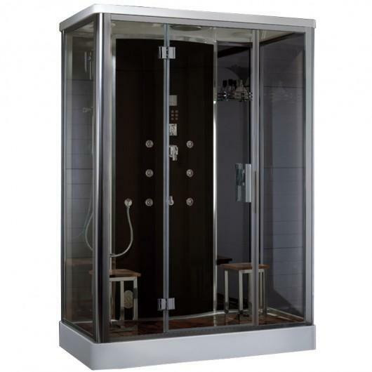 DZ956F8 Eago Steam Shower 59.1 x 35.4 x  87 ( Black or Brown ) in Plumbing, Sinks, Toilets & Showers - Image 2
