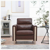 17 Stories 33.46" Accent Chair Upholstered Armchair,1 Seater Sofa
