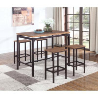 17 Stories Vernalee 4 - Person Bar Height Dining Set
