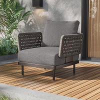 Latitude Run® Bowthorn 33.9 Wide Patio Outdoor Sofa