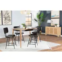 Trent Austin Design Lambright Counter Height Sheesham Solid Wood Dining Set
