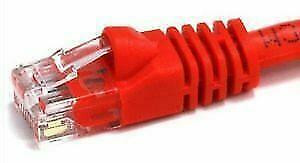 50 ft. Red High Quality Cat 6 550MHz UTP RJ45 Ethernet Bare Copper Network Cable in Cables & Connectors in West Island - Image 2