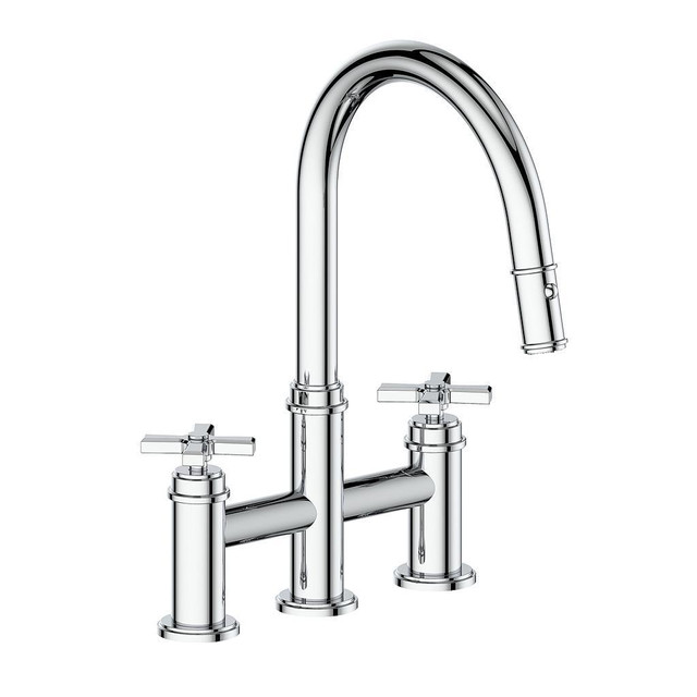 Vogt - Zehn Bridge Kitchen Faucet w 12 Finishes ( 7 Solid Tone &amp; 5 - 2 Tone Faucets ) and 3 Handle Choices in Plumbing, Sinks, Toilets & Showers - Image 3