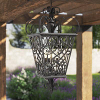 Kelly Clarkson Home 4 -Bulb 41" H Outdoor Hanging Lantern