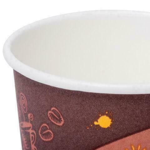 10 oz. Poly Paper Hot Cup with Coffee Design - 1000 / Case *RESTAURANT EQUIPMENT PARTS SMALLWARES HOODS AND MORE* in Other Business & Industrial in City of Toronto - Image 3