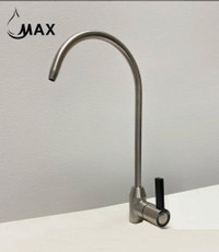 Water Filter Faucet Single Handle Non-Air-Gap Drinking Water Beverage Faucet In Brushed Nickel Body/ Black with Brushed
