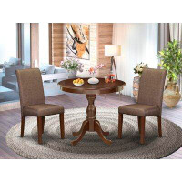 Alcott Hill Maelys 2 - Person Rubberwood Solid Wood Dining Set