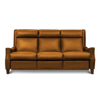 Eleanor Rigby DaVinci 84" Genuine Leather Square Arm Reclining Sofa
