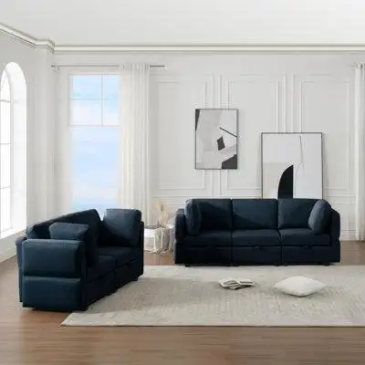 Hokku Designs Klaine Upholstered Sofa