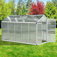 10’x 6ft x 6.5ftPortable Outdoor Walk-In Cold Frame Greenhouse Aluminum Frame / Heavy duty Greenhouse for sale