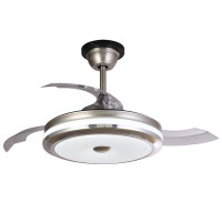 Orren Ellis 42" Ceiling Fan Lamp 6 Speed Timable Led Chandelier With Remote Control