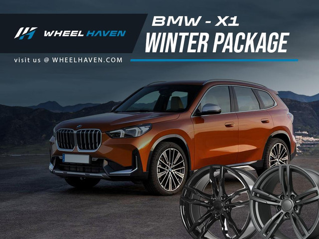 BMW X1 - Winter Tire + Wheel Package 2023 - WHEEL HAVEN Please Contact in Tires & Rims