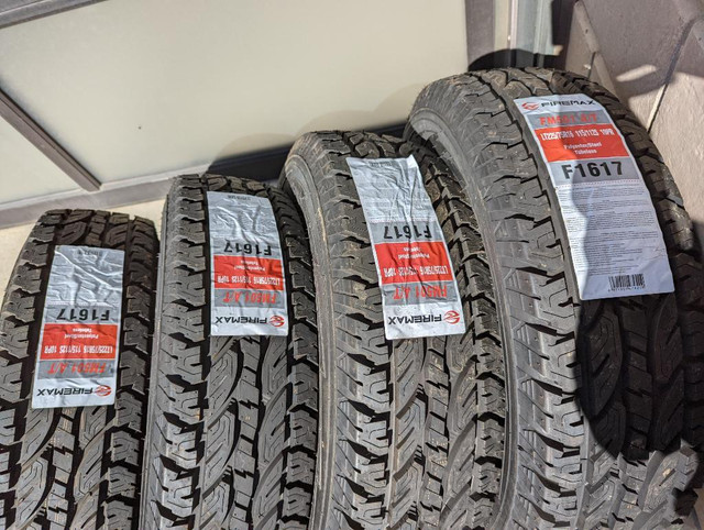 BRAND NEW WITH LABELS   DODGE RAM PROMASTER  HIGH PERFORMANCE    FIREMAX ALL TERRAIN 10 PLY LT225/75/16 SET OF 4 in Tires & Rims in Ontario