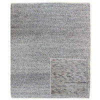 Landry & Arcari Rugs and Carpeting Twirl Handwoven Wool Area Rug in Grey