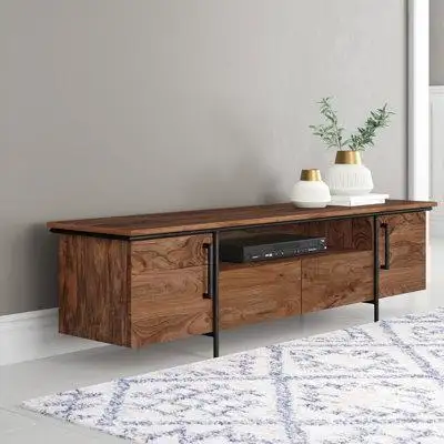 Joss & Main Azzura Solid Wood TV Stand for TVs up to 85"