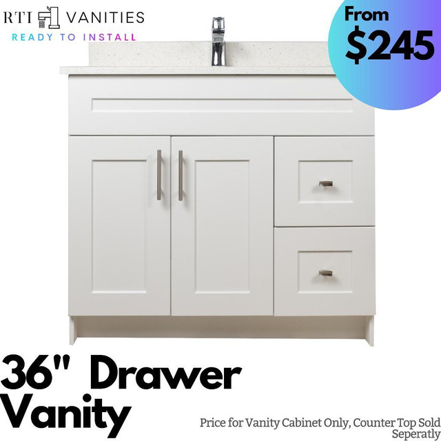 Bathroom Vanities at Unbeatable Prices - BUY STRIGHT FROM MANUFACTURER - Check Prices Online! in Cabinets & Countertops in Ontario - Image 4
