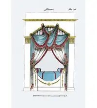 Buyenlarge French Empire Alcove Bed No. 20 Graphic Art