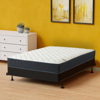 Spinal Solution 9-Inch Medium Firm TightTop Single Sided Hybrid Mattress with Unassembled Box Spring
