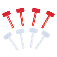 Symple Stuff Toothpaste Tube Squeezers - Set Of 8 Plastic Tube Keys