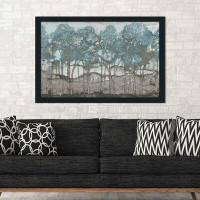 Made in Canada - Picture Perfect International 'Muted Watercolor Forest ' by Elizabeth Medley Framed Watercolor Painting