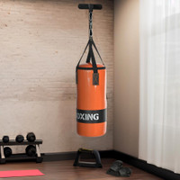 Hanging Punchbag 25 x 90 cm Orange and Black