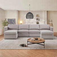 Ebern Designs 6 Piece Square Arm Sofa