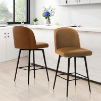 George Oliver Swivel 26.9'' Counter & Bar Stool