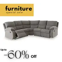 Reclining Sectional at Lowest Market Price !!