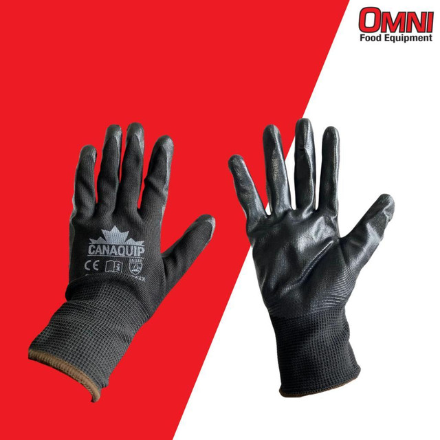 BRAND NEW - WORK GLOVES - COW SPLIT LEATHER GLOVES - COTTON GLOVES, COTTON LATEX COATED GLOVES,NITRILE COATED GLOVES in Industrial Kitchen Supplies in City of Toronto - Image 3