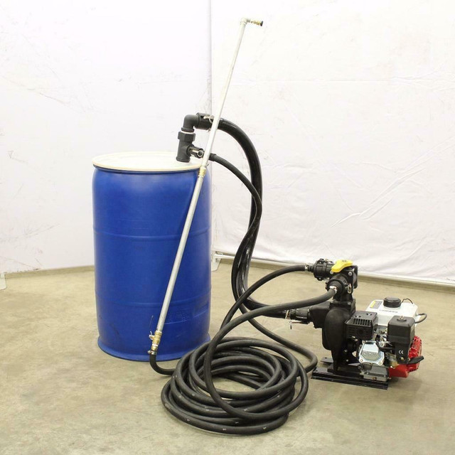 New Asphalt Driveway Sealing Unit Spray Direct from 55 Gallon Drum Barrel Sealcoating Sprayer Parking Lot Maintenance in Other Business & Industrial in Ontario - Image 3