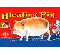 Buyenlarge 'Bleating Pig' Vintage Advertisement