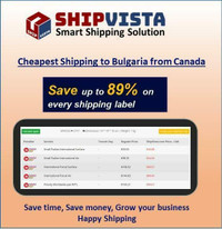 Cheapest Shipping rates for parcels to Bulgaria from Canada