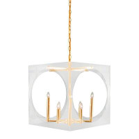 Everly Quinn This Exquisite Ceiling Fixture Is In A Gold Finish. The Frame Is Made Out Of Metal, And It Comes With An Ac